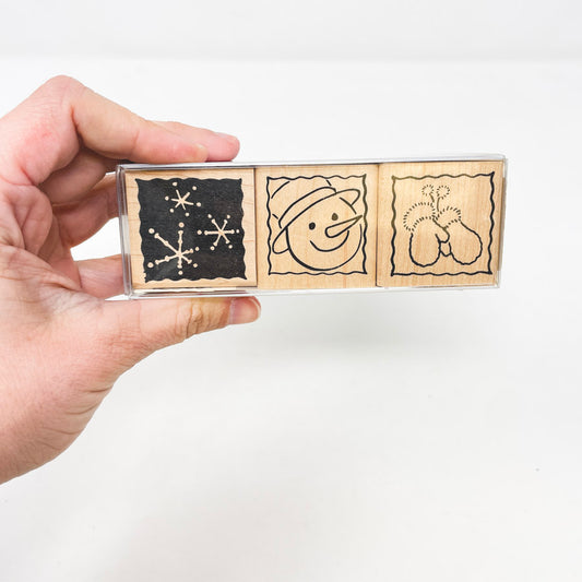Denami Design Winter Rubber Stamp Set