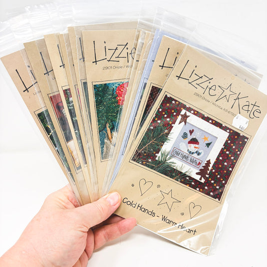 Christmas/Winter Themed Lizzie Kate Cross Stitch Patterns