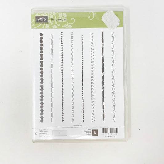 Stampin Up! Cling Stamps - Bordettes