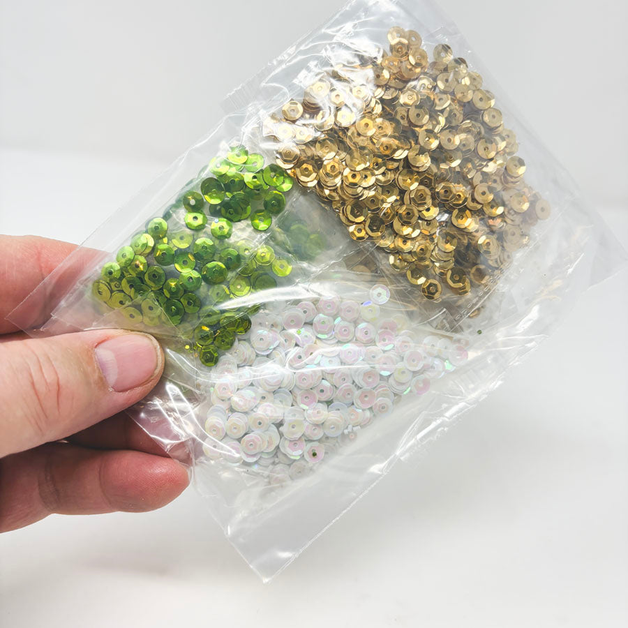 Gold/Green Theme - Sequin Bundles