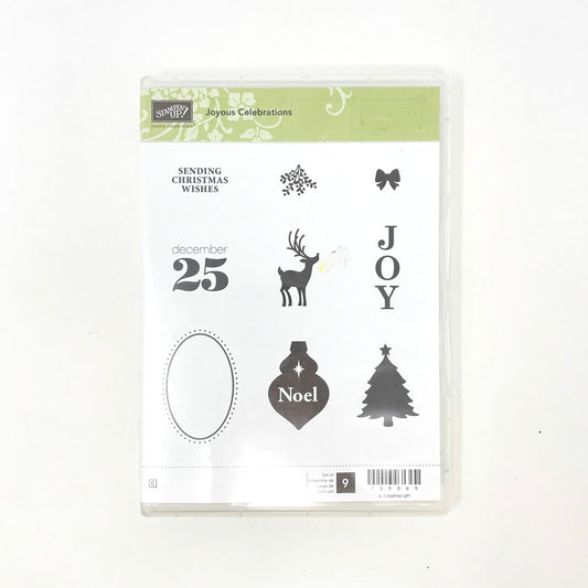 Stampin Up! Cling Stamps - Joyous Celebrations and Happiest Birthday Wishes