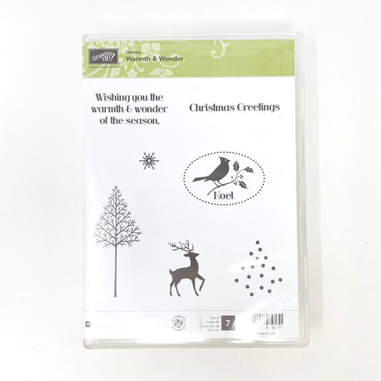 Stampin Up! Rubber Stamps - Warmth and Wonder