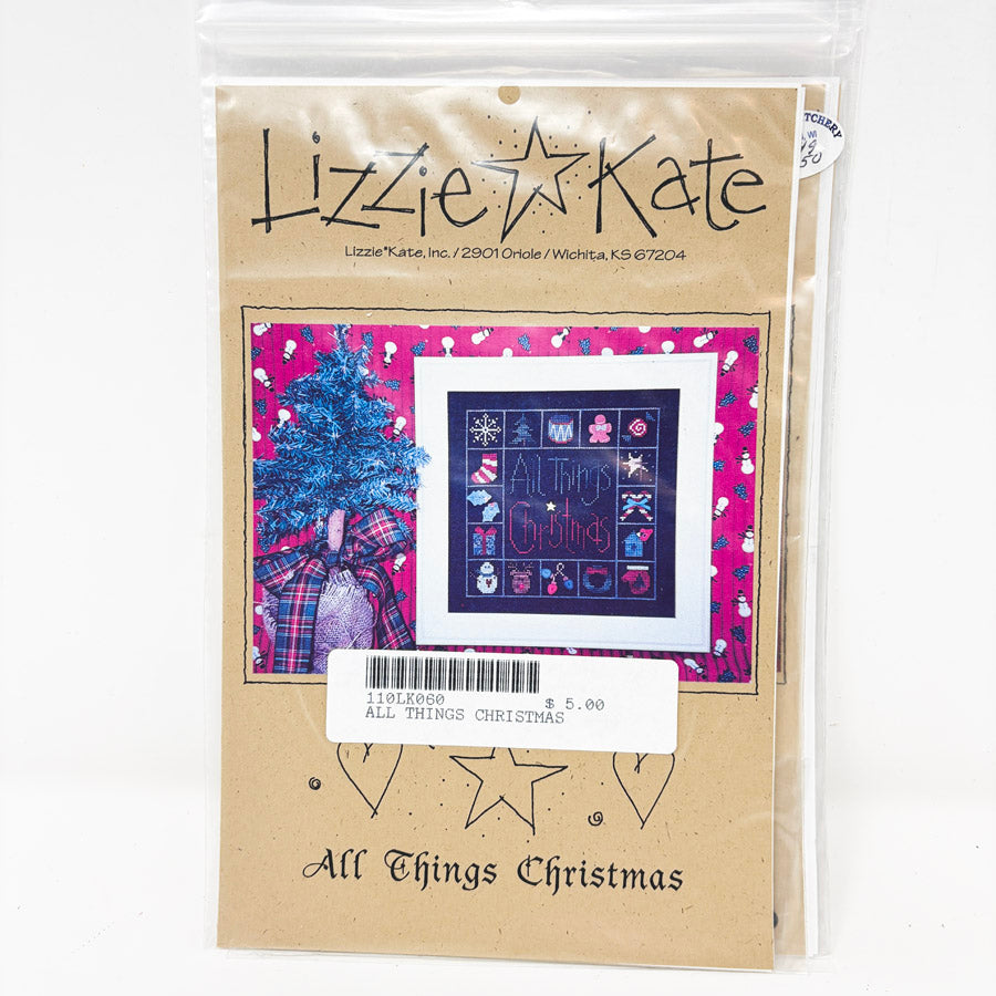 Christmas/Winter Themed Lizzie Kate Cross Stitch Patterns