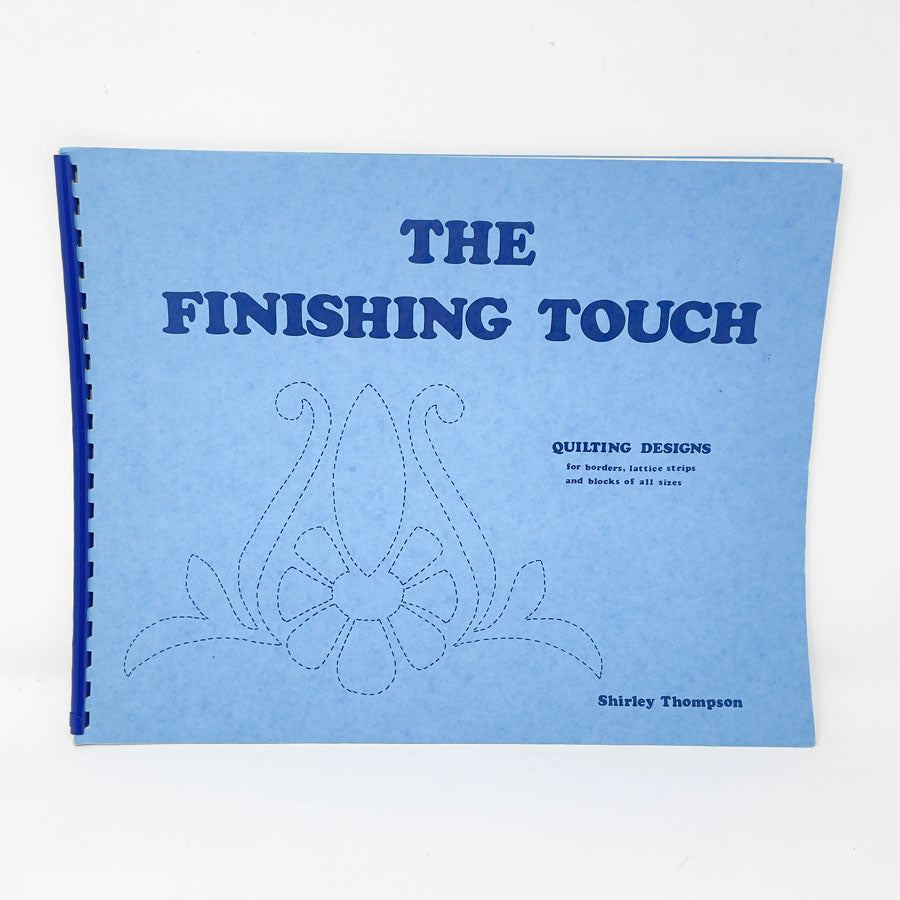 The Finishing Touch Quilting Designs Book