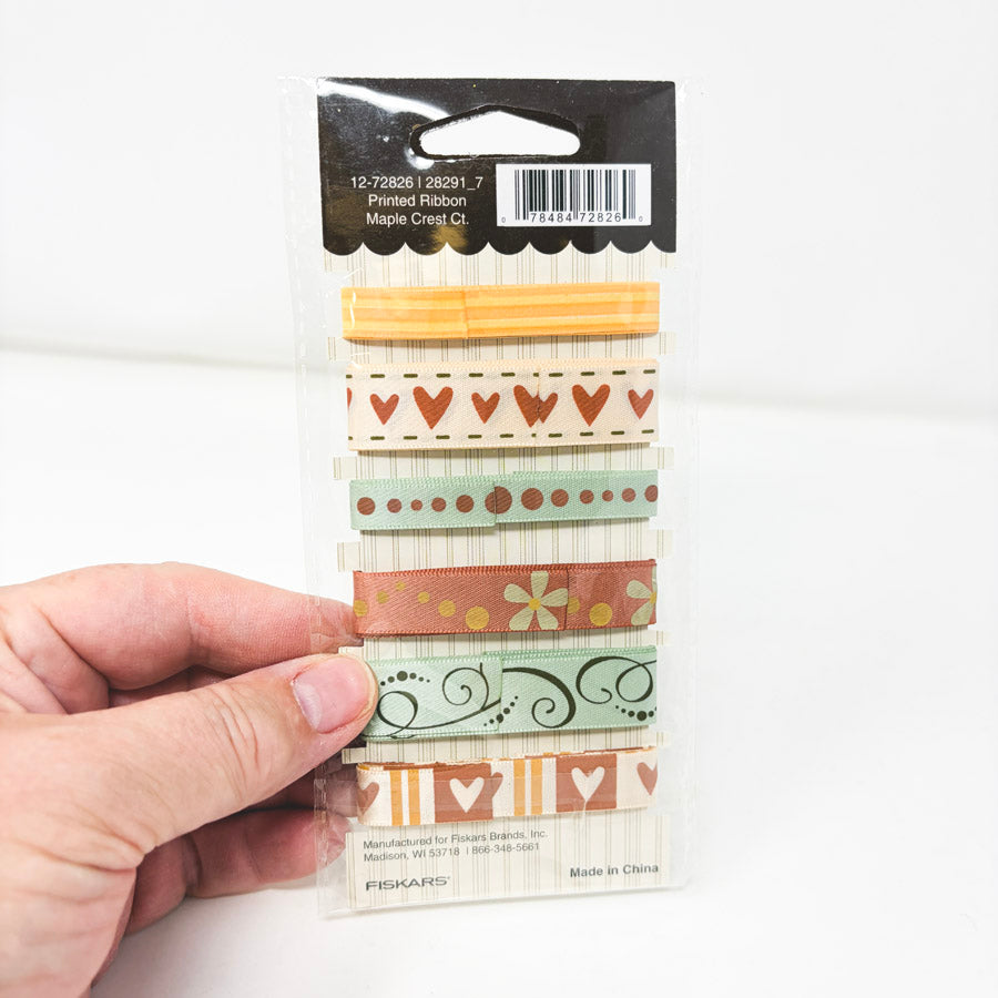 Muted Hearts & Florals - Fiskars Heidi Grace Ribbon