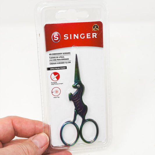 4" Singer Unicorn Embroidery Scissors