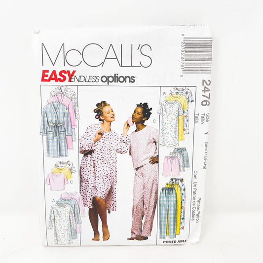 1999 McCall’s Pajamas - 2476 - Size S-L