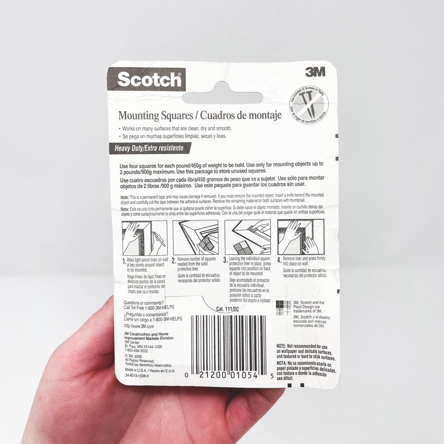 Scotch Heavy Duty Mounting Squares