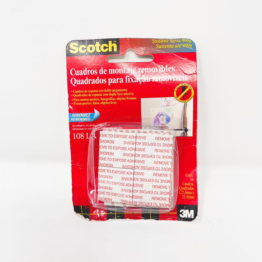 Scotch Removable Mounting Squares (Spanish Package)