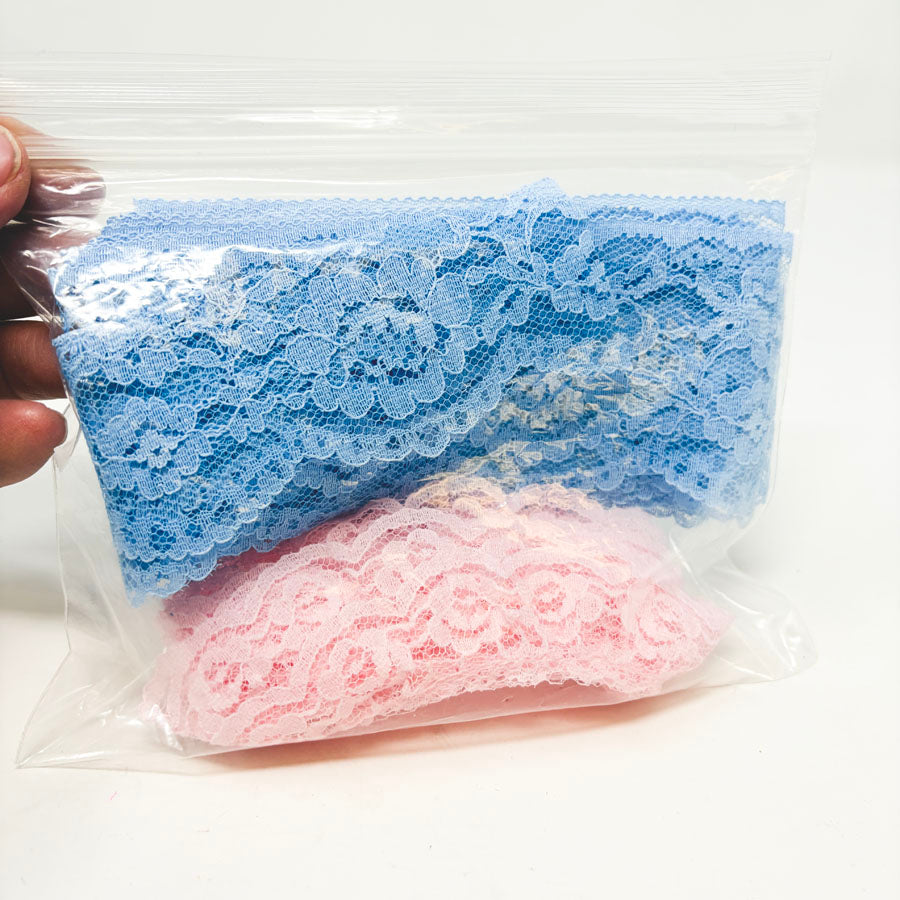 Pink and Blue Lace Bundle
