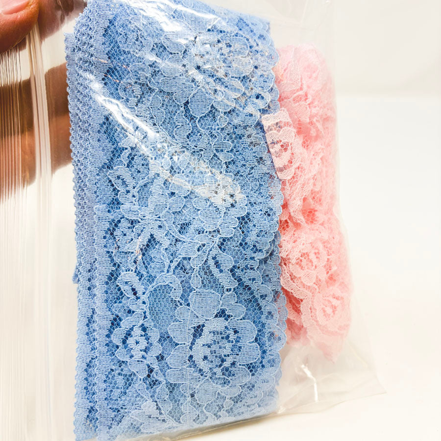 Pink and Blue Lace Bundle
