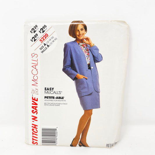 1991 Stitch N’ Save Jacket/Skirt - 5220 - Size 12-16