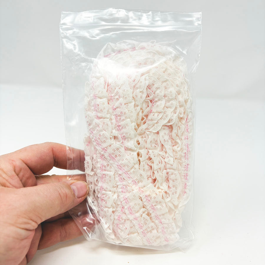 Pink & White Fancy Lace Trim