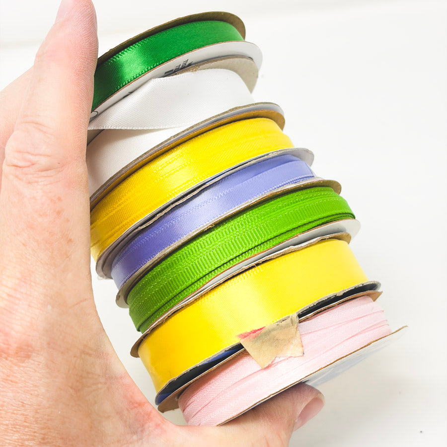 Spring Flowers – Assorted Ribbon Tower (7)