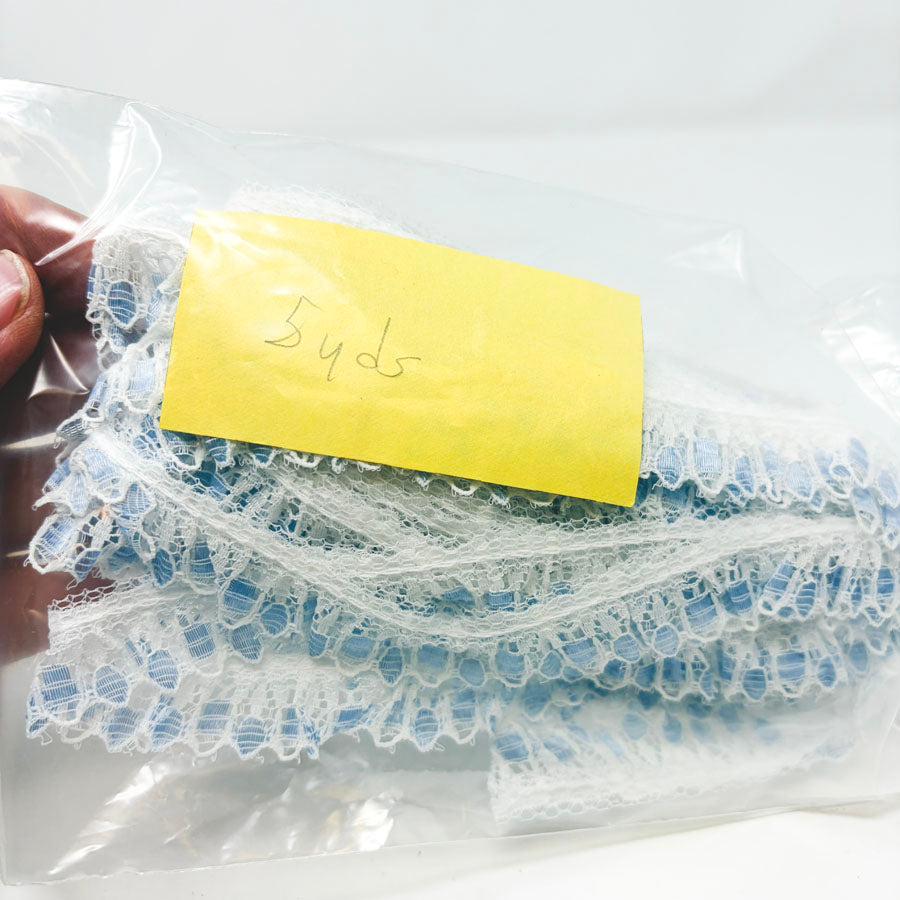 Blue & White Fancy Lace Trim (Copy)