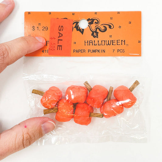 Mini Paper Pumpkins