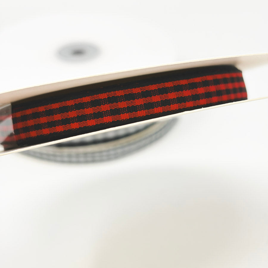 3/8" Assorted Plaid Large Spool Ribbon