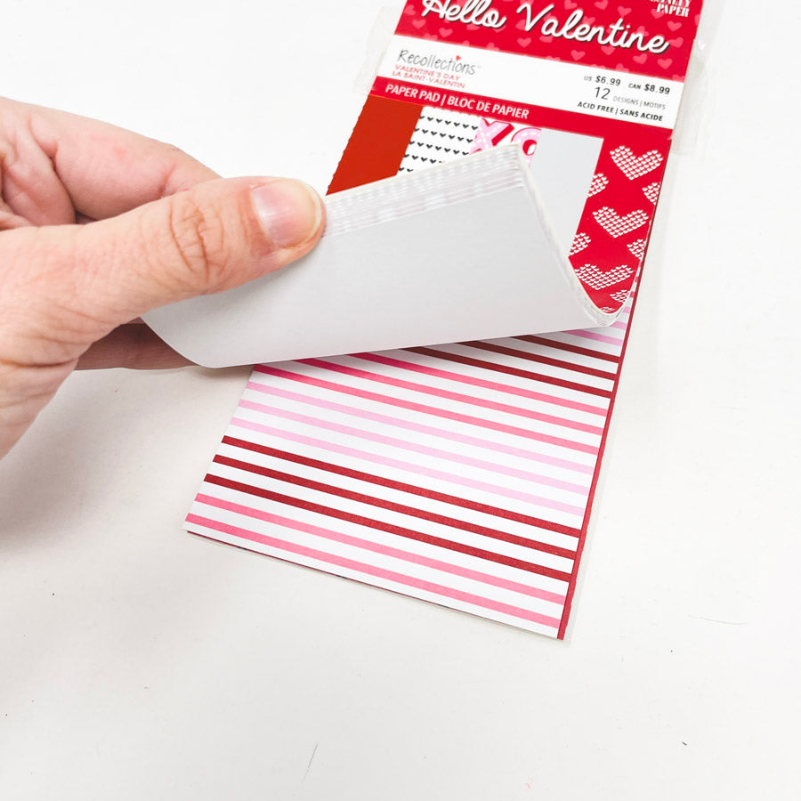 Recollections Hello Valentine Paper Pad