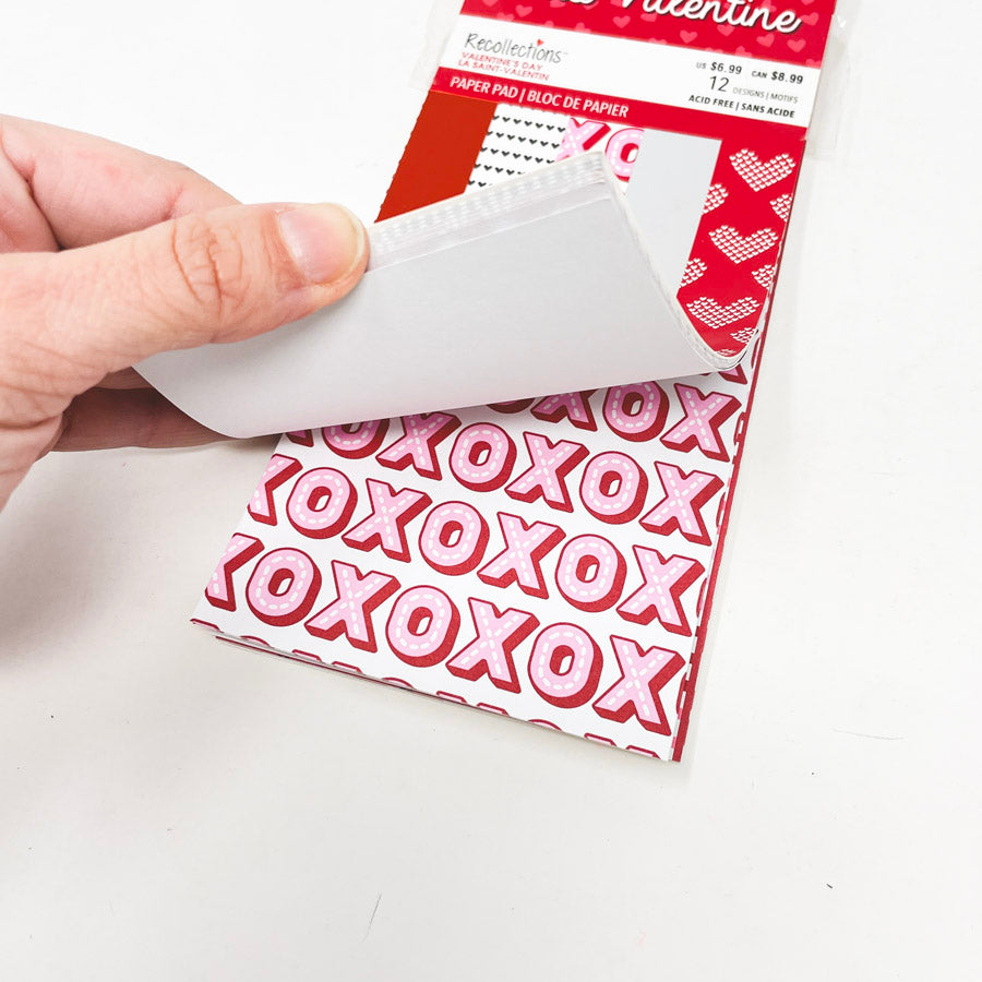 Recollections Hello Valentine Paper Pad