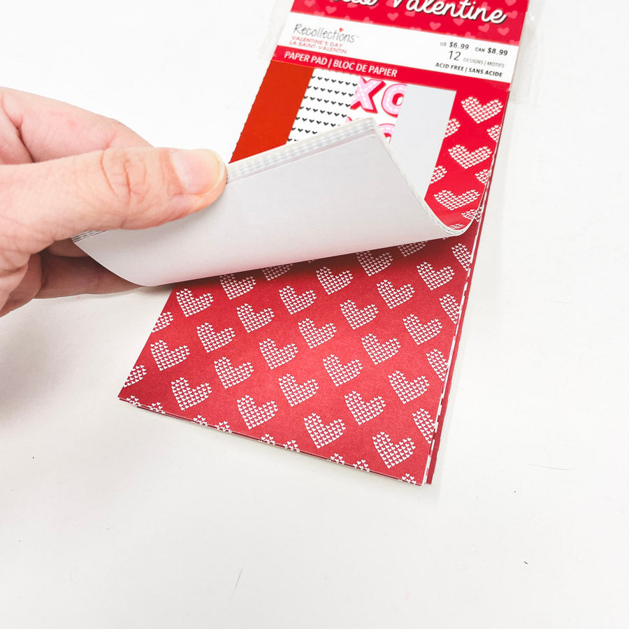 Recollections Hello Valentine Paper Pad