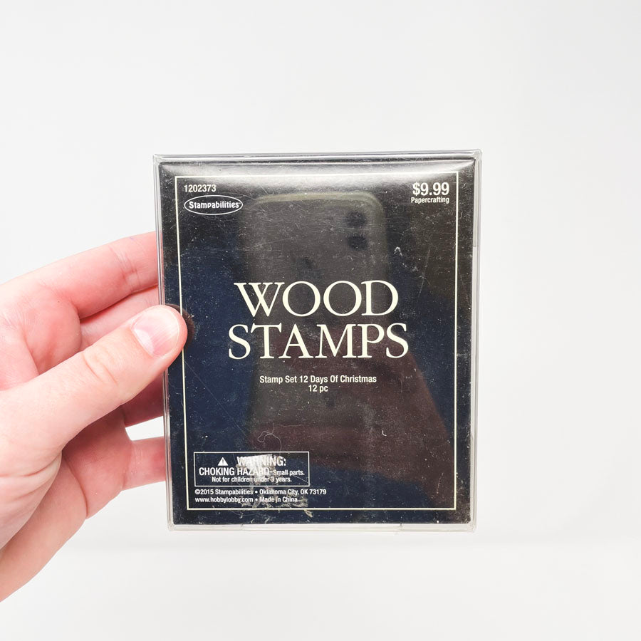 Stampabilities 12 Days of Christmas Wood Stamps