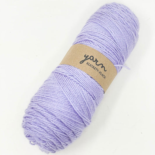 Lavender Acrylic Yarn Skein Remnant