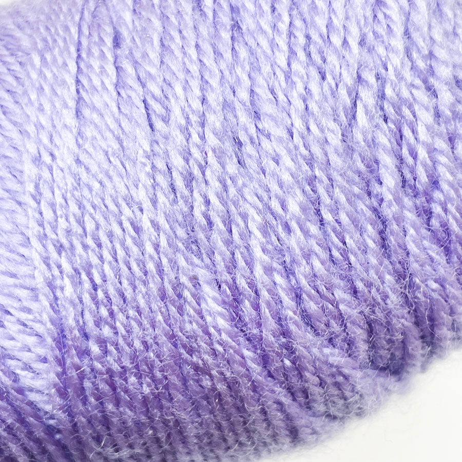 Lavender Acrylic Yarn Skein Remnant