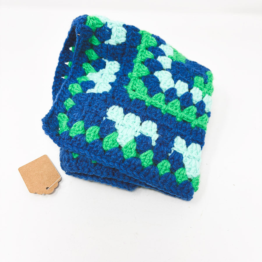 Blue Granny Square Start