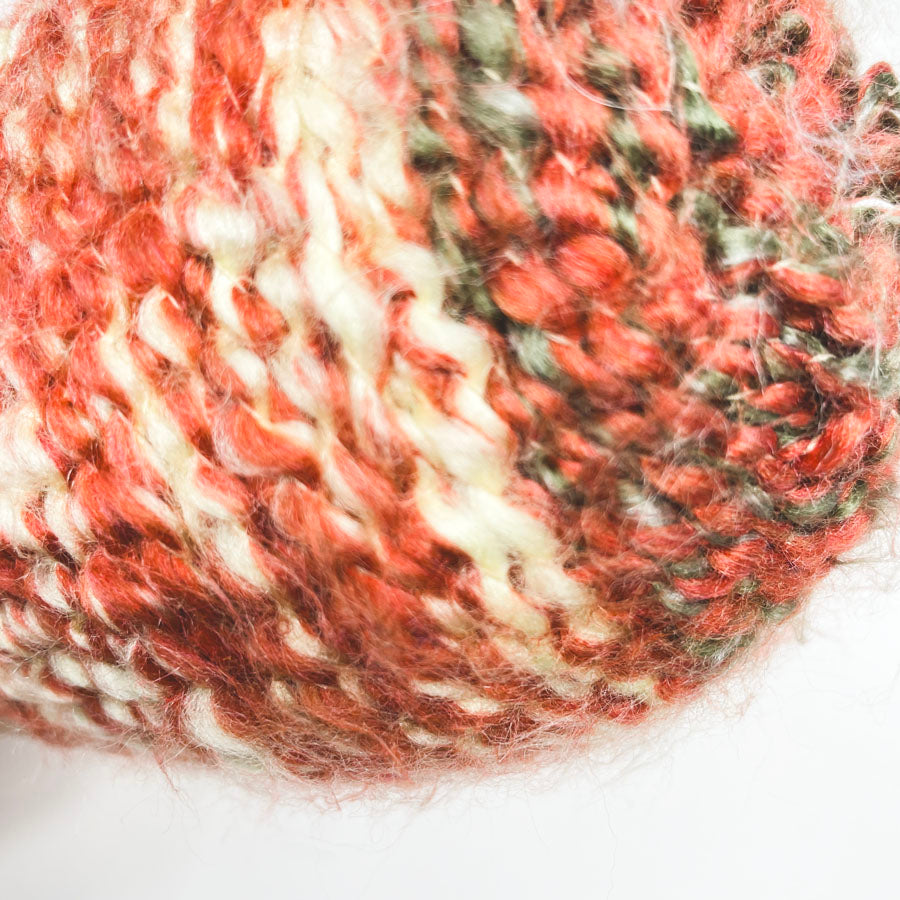 Fall Themed Homespun Acrylic Yarn Skein Remnant