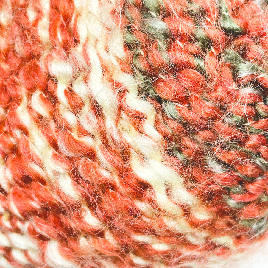 Fall Themed Homespun Acrylic Yarn Skein Remnant