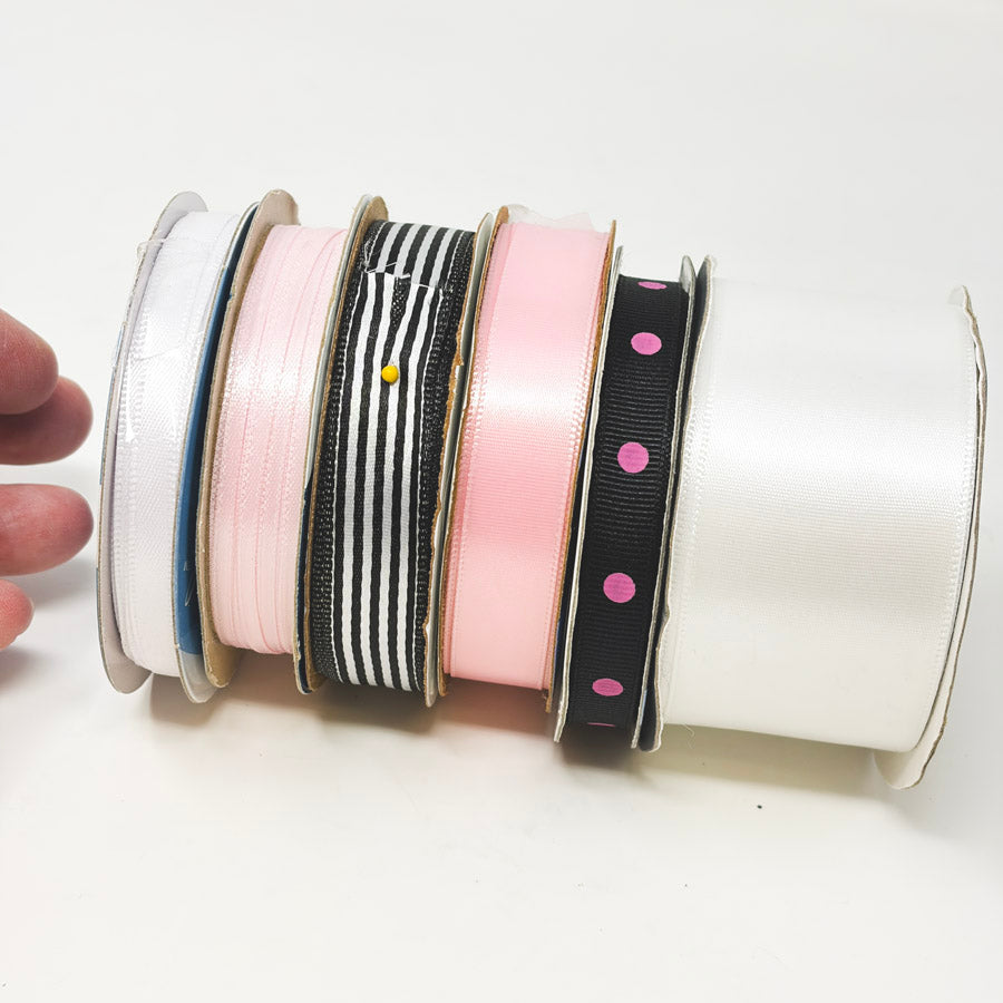 Parisian Pink – Assorted Ribbon Tower (6)