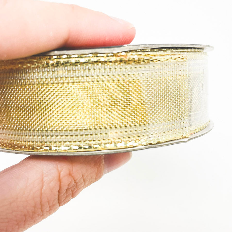 Santa's Workbench Gold Mesh Ribbon – Hello Art Hatchery