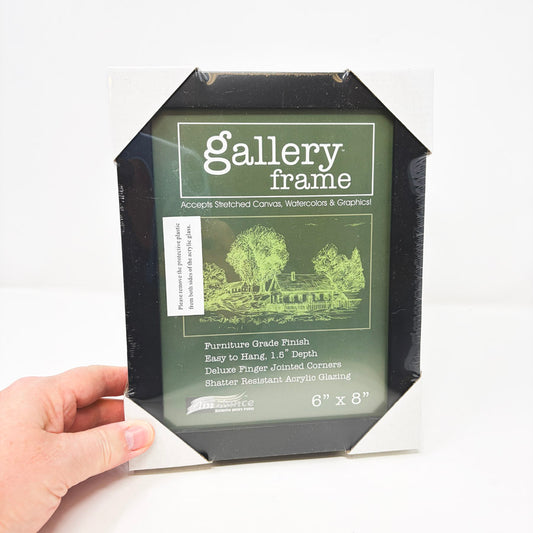 6" x 8" Black Gallery Frame