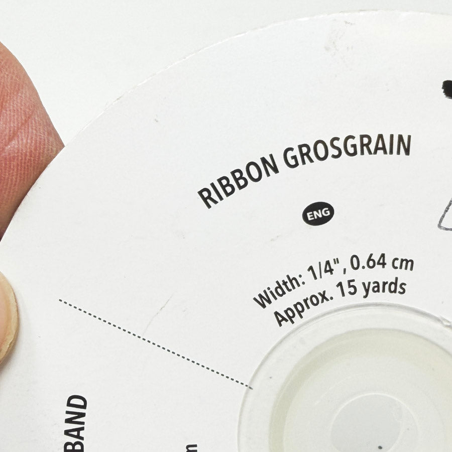 1/4" Rose Red Stampin' Up Gross-grain Ribbon