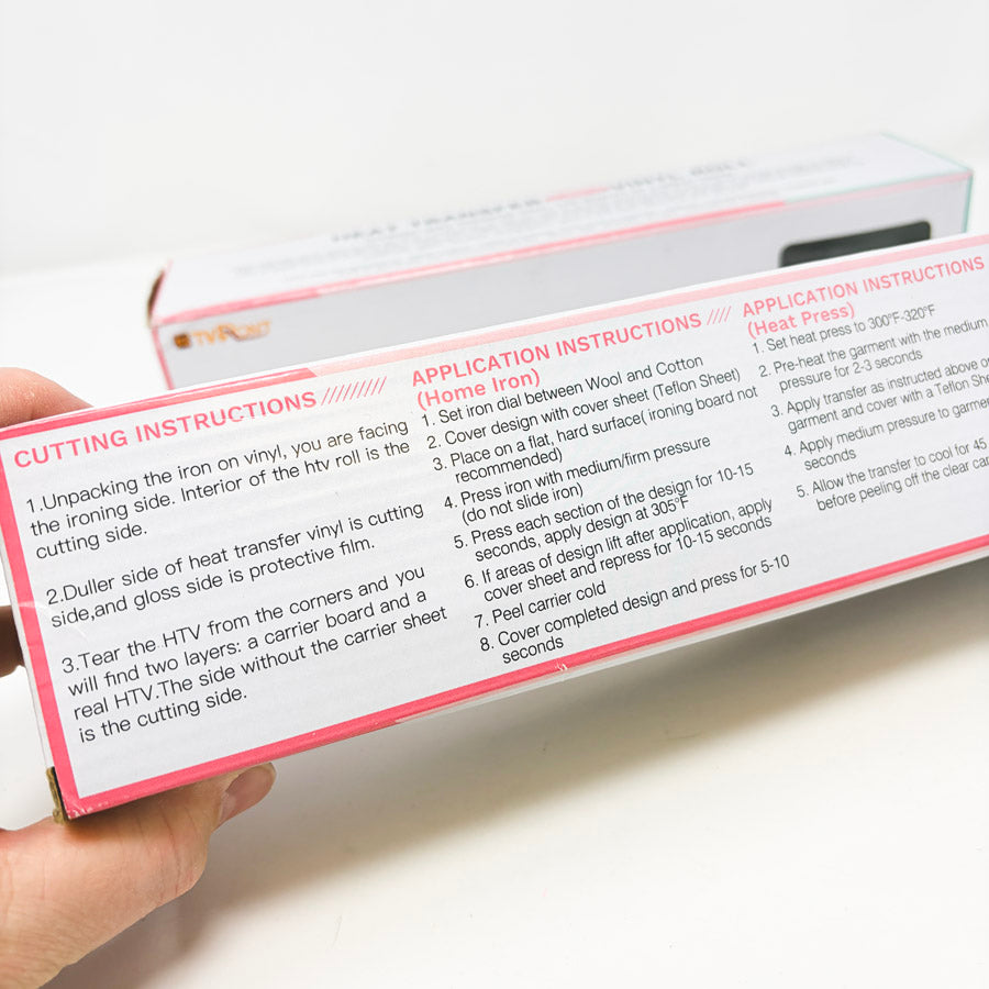 HTVRONT Heat Transfer Vinyl 20 ft Roll