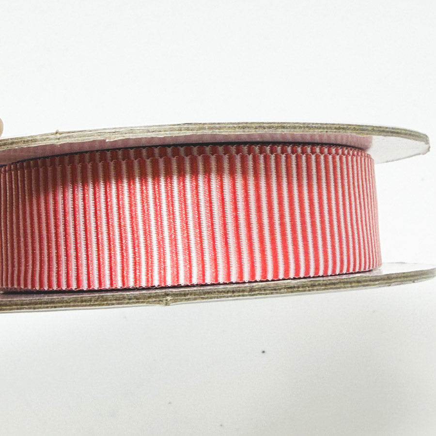 5/8" Watermelon Wonder Stampin' Up Mini Striped Ribbon