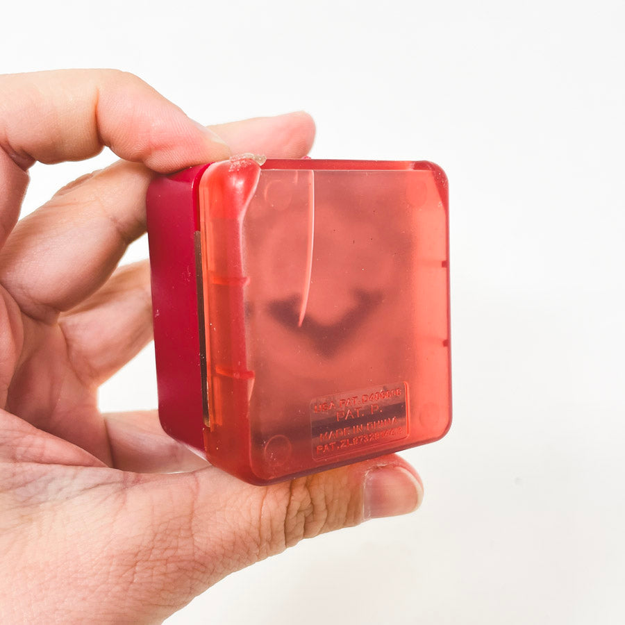 Small Decorative Red Corner Punch