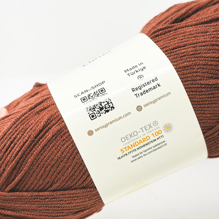 Sensy Chino Yarn - Brown (1)