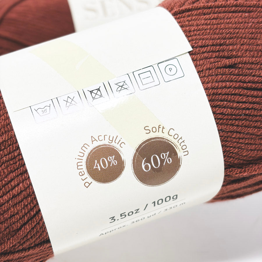 Sensy Chino Yarn - Brown (1)