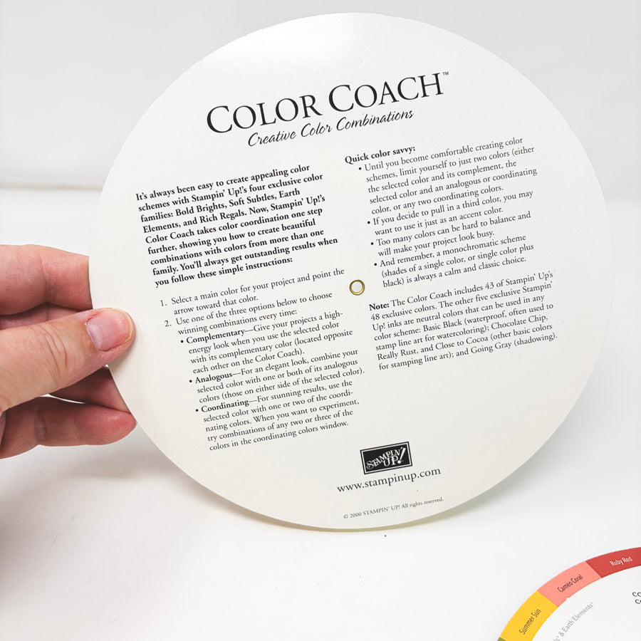 Stampin Up Color Coach Wheel (1)