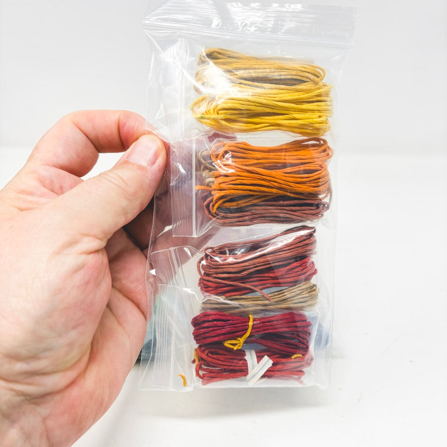 Color Packs of Natural Fiber Cord