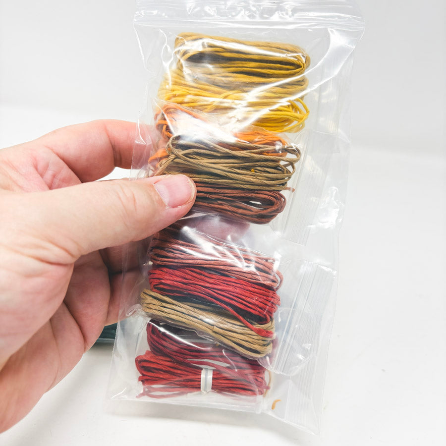 Color Packs of Natural Fiber Cord
