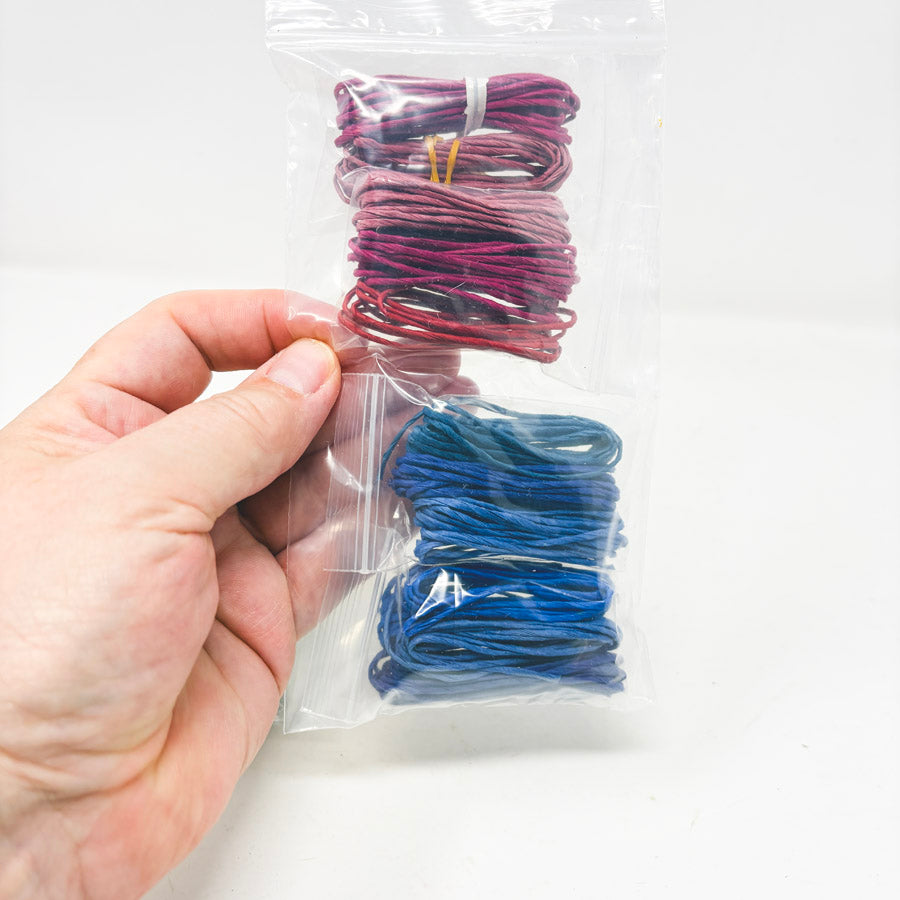 Color Packs of Natural Fiber Cord