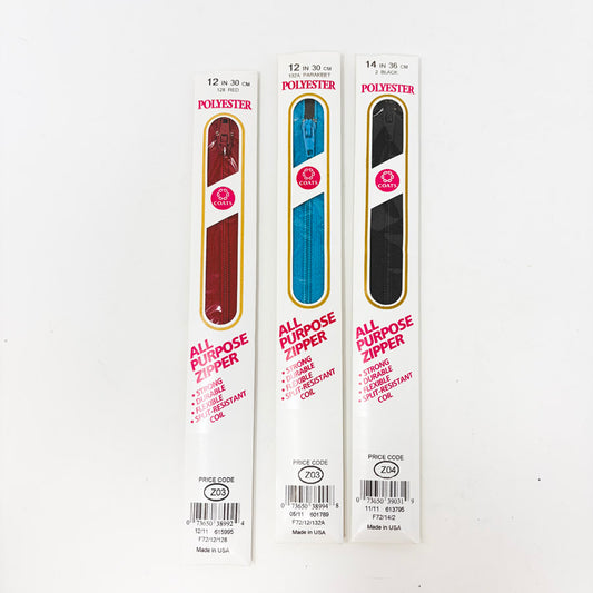 Polyester All-Purpose Zipper by Coates & Clark (1)