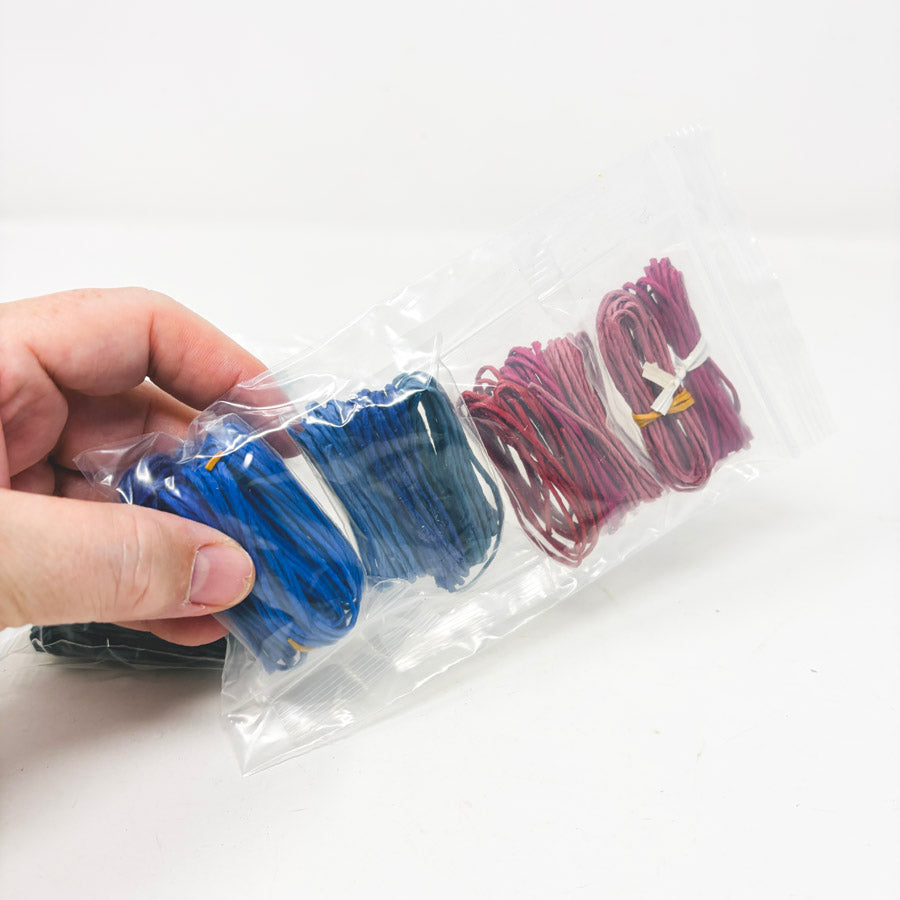 Color Packs of Natural Fiber Cord
