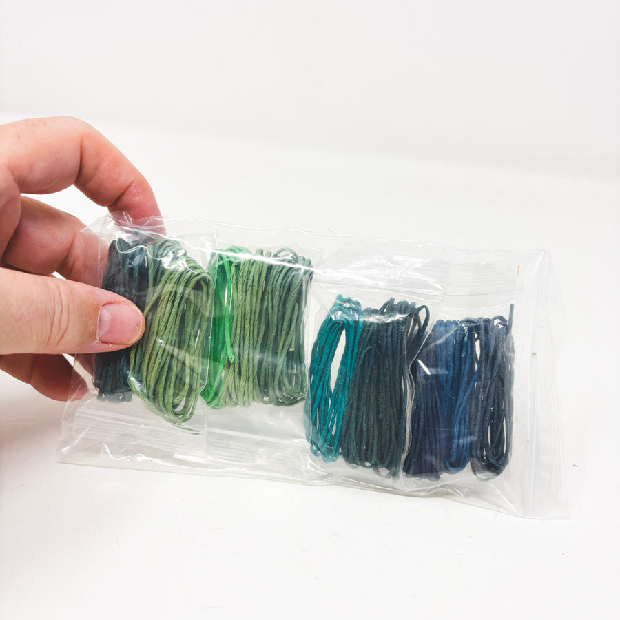 Color Packs of Natural Fiber Cord