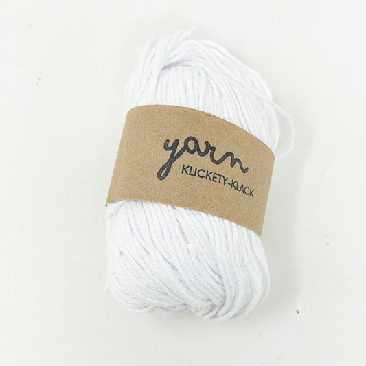 White Cotton Yarn Remnant