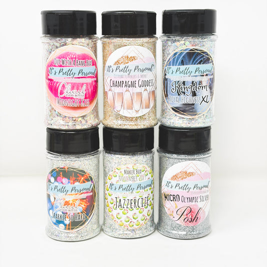 Silver Assorted Glitters by It's Pretty Personal (1)