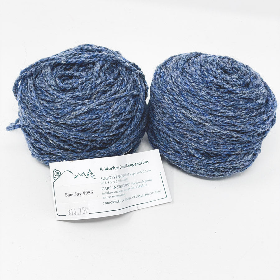 Green Mountain Spinnery Weekend Worsted - Blue Jay (2)