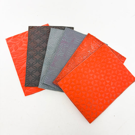 Small Texture Sheets Bundle for Polymer Clay